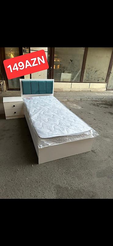 Çarpayılar: Tək nəfərlik çarpayı və matras dəsti. Şəkillərdə yumşaq üzlüklü — 25