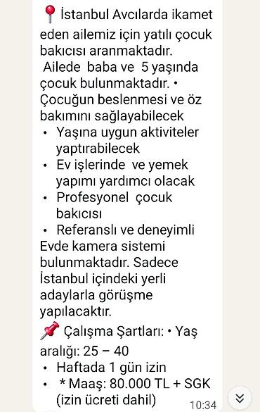 komekcisi: Türkiyədə is yerleri 0507680071 1) İstanbul, Kadıköy – Oyun ablası - — 10