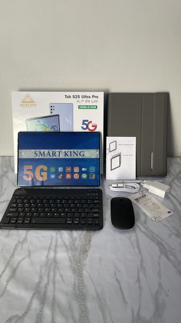 Планшеты: Планшет, Smartab, память 512 ГБ, 10" - 11", Wi-Fi, Новый, С клавиатурой