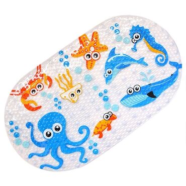 коврики для детей: Коврик для ванной/душа, Новый, цвет - Голубой