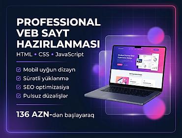 Salam! Mən Qorqud, professional Front-End Web Developer. HTML, CSS