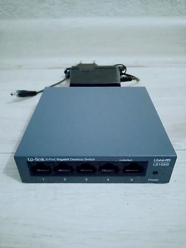 провайдер: Коммутатор гигабитный 5-портовый (хаб) TP-Link Litewave LS105G — 1