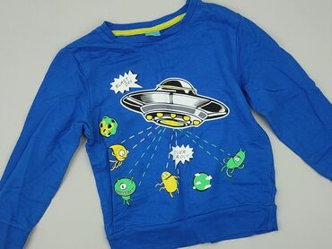 jeansy rurki dziecięce: Sweatshirt, Little kids, 5-6 years, 110-116 cm, condition - Good