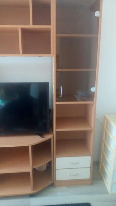 bele komode za dnevnu sobu: Postolje za TV, bоја - Braon, Upotrebljenо