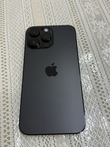 айфон 12 обычный: IPhone 14 Pro Max, Колдонулган, 256 ГБ, Кара