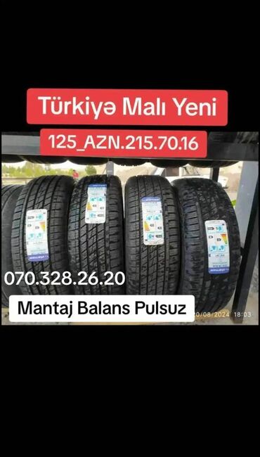 sumqayit masin oluxanasi: Yeni Şin 215 / 70 / R 16