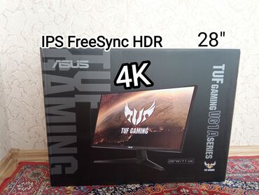 velosped 29: ASUS 28" 4K IPS FreeSync HDR dəstəkli monitor. Kredit verilmir Barter