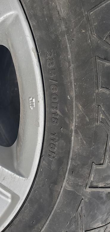 Nəqliyyat: 285 /60 R18 109V M+S avtomobil şiəri – 4 ədəd disk teker dəst toyota — 3