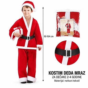 KMT Božićni kostim za dečake, 2–4 godine 2906171 Praznični kostim
