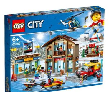 детский бут кийим: Оригинал.Конструктор LEGO City 60203 Горнолыжный курорт Набор серии