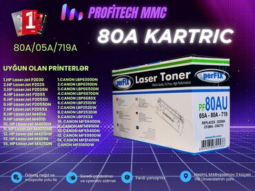 mini pirinter: 🖨 Katric 80A (280A 05A / 719A 280AU-CE505A-CF280A) – Kartric Satışı 📞