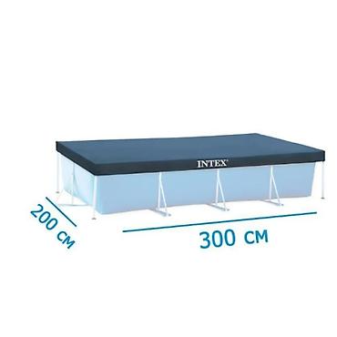 duru yag: Intex 28038 hovuz tenti | 300x200 sm Rectangular Frame hovuz örtüyü — 1