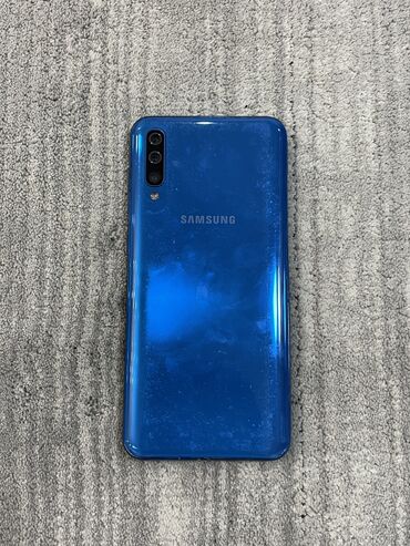 цена телефона samsung: Samsung Galaxy A50, 64 ГБ, түсү - Көк, 2 SIM