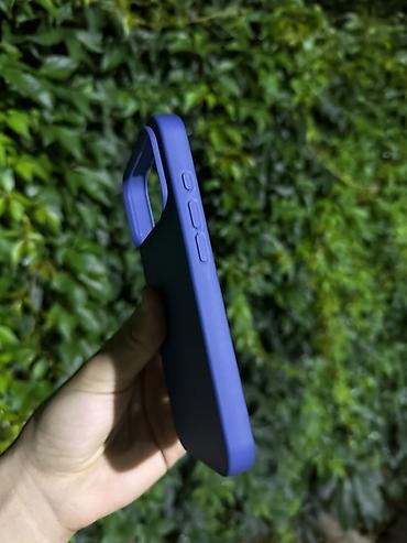 iphone dublikat: İphone 17 pro üçün mavi rəngli maqnitli telefon qabı və kart-cüzi — 3