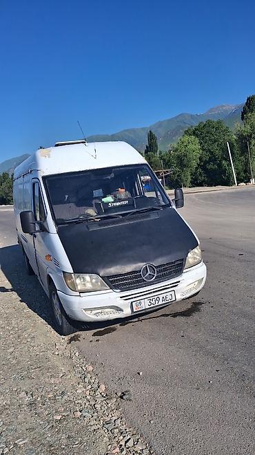 мото зонтик: Mercedes-Benz Sprinter (W903) — белый микроавтобус/фургон. Основные — 2