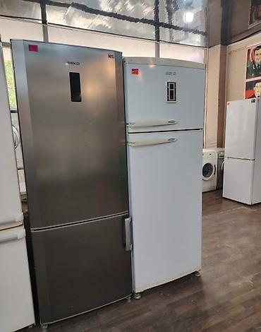 Beko soyuducu (iki qapılı, aşağıda dondurucu) - Rəng: inox/metallik -