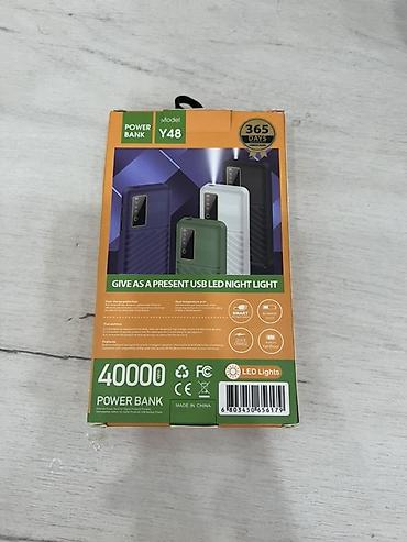 Портативный аккумулятор Power Bank Y48 - Емкость: 40000 мА·ч -