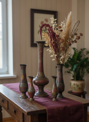 Vazalar: Vaza dəsti, Mis — 6