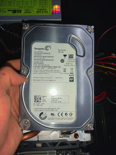 notebook: Накопитель, Б/у, Seagate, HDD, 512 ГБ, 3.5", Для ПК