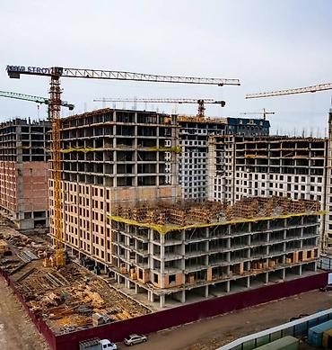 amir city: 2 комнаты, 61 м², Ала-Арча ТРЦ Элитка, 10 этаж, ПСО (под самоотделку) — 5