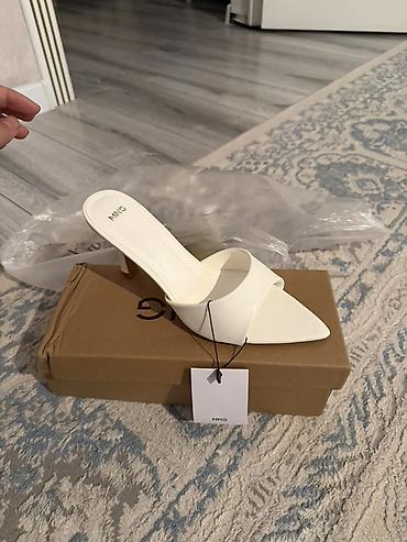 Айымдардын бут кийими: Саболор, 38, Mango, Жаңы, түсү - Ак — 5