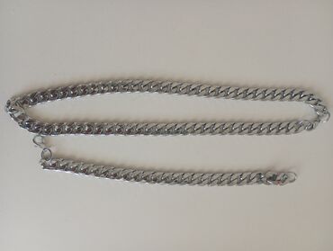 Цепочки: Stainless steel Chain and bracelet