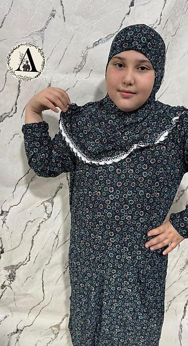 Uşaq dünyası: Uşaq üçün çiçək naxışlı namaz dəsti - İki hissədən ibarət komplekt — 8