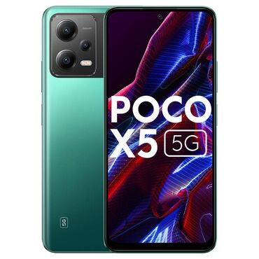 графика: Poco X5 5G, Б/у, 256 ГБ, цвет - Зеленый, 1 SIM, 2 SIM