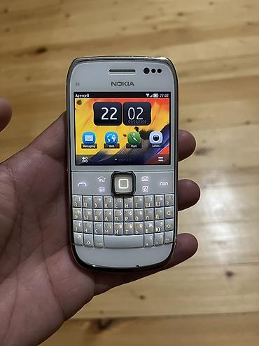nokia magic max: Nokia E6, rəng - Ağ, Sensor — 1