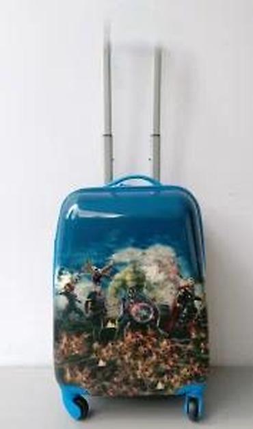 Rančevi, torbe i koferi: Dečji set kofera sa superherojskom tematikom (2 kom) - Dizajn: tvrde — 26