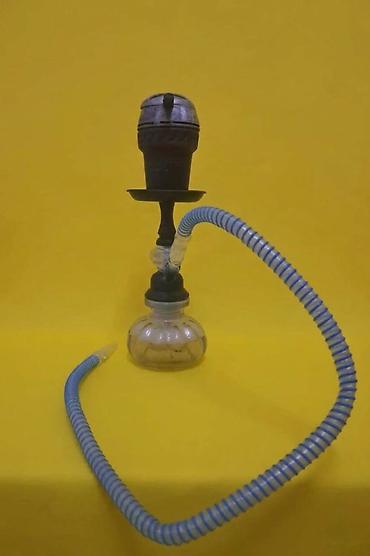 das sekilleri: ⚪Mini qəlyan (1) aparatı Hündürlük : 19 cm Qutu daxilində : ▫️Qəlyan — 5