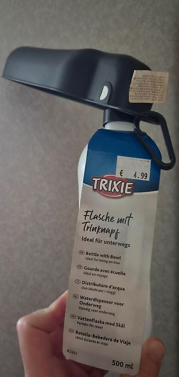 oba iti: İt üçün yol su qabı Trixie, 500 ml. ​Vəziyyəti: Tam yeni, etiketli — 2