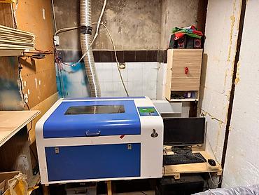 sensorlu lampa: Cnc lazer co2 olcusu 60x40 lampa 150 likdir masa enib qalxirş Demek — 2