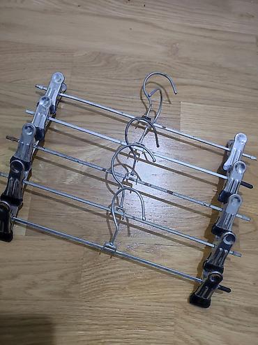 asqi: 5 ededi 1 azn.Metal çoxsəviyyəli ətək/şalvar asqısı - Material — 1