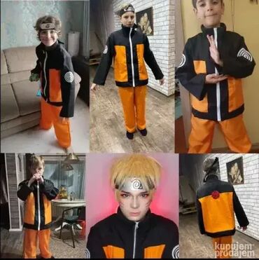 Kostimi za maskenbal: Kostim za decu. Sadrži: Jaknicu, pantalone i traku za glavu. Preporuka — 3