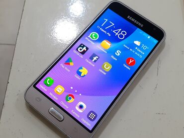 son model tv: Samsung Galaxy J3 2016, 8 GB, rəng - Qızılı, Zəmanət, Sensor, İki sim kartlı