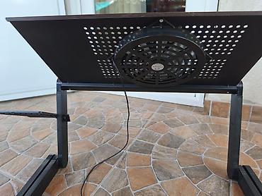 pdp koncentrat za vlagu: Prilagodljivi sto/štand za laptop sa hlađenjem - Ergonomičan sklopivi — 5