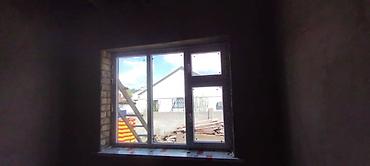 Пластиковое окно ПВХ с глухой створкой и поворотно‑откидной секцией - at lalafo.kg Пластиковое окно ПВХ с глухой створкой и поворотно‑откидной секцией -