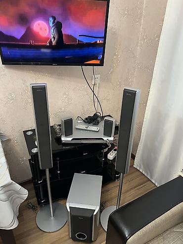gencede televizor: Yeni Sony Kolonka, Növ - Ev kinoteatrı üçün, rəng - Gümüşü — 1