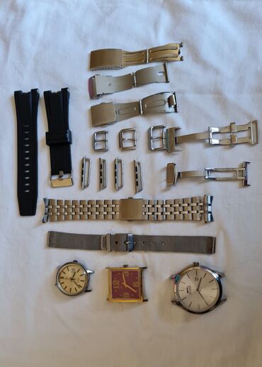 Dodaci za satove: Narukvica za sat, Materijal: Guma, bоја - Crna — 1