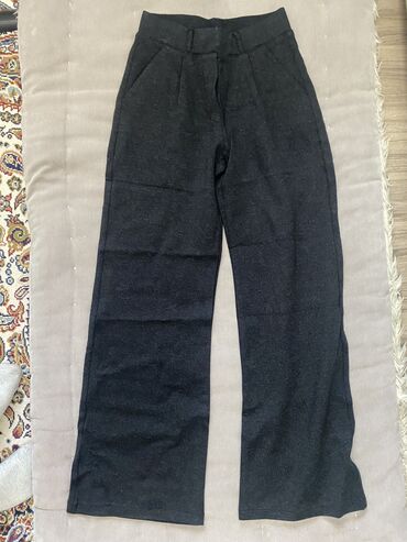 женские джинсы на резинке: Повседневные брюки, Прямые, Made in KG, Средняя талия, Осень-весна, S (EU 36)