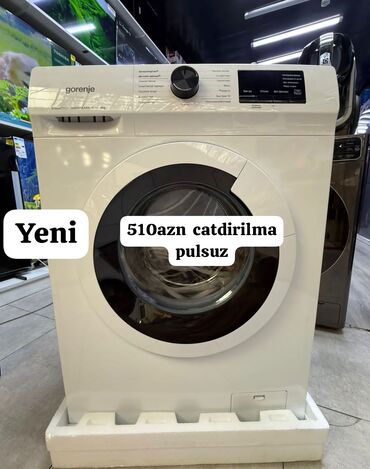 masin ucun manitorlar: Paltaryuyan maşın Gorenje, 8 kq, Avtomat, Qurutmasız, Kredit yoxdur