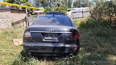 Унаа: Audi A6 C6, 3.2 FSI (эмблема 3.2 на крышке багажника). Черный седан — 2