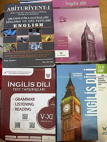 Книги и журналы: İngilis dili üzrə abituriyent və məktəbliyə hazırlıq üçün kitab dəsti — 1