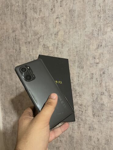 телефон флай 181: Poco F3, 128 GB, rəng - Boz, Simsiz şarj, Face ID