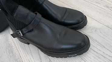 red wing: Сапоги, 38, Dior, Б/у, цвет - Черный, Самовывоз — 1