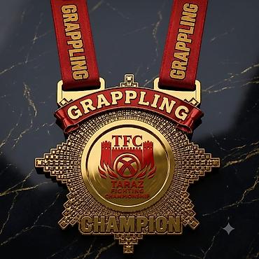 аравия: Медаль чемпиона по grappling от турнира Taraz Fighting Championship — 1