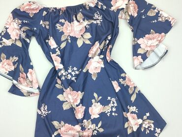 sukienki w kwiaty z bufiastymi rękawami: Dress, M (EU 38), condition - Good