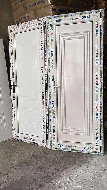 Plastik qapılar: Yeni Plastik qapı Çərçivə ilə, Zəmanətli, Ödənişli quraşdırma, Ünvandan götürmə — 4