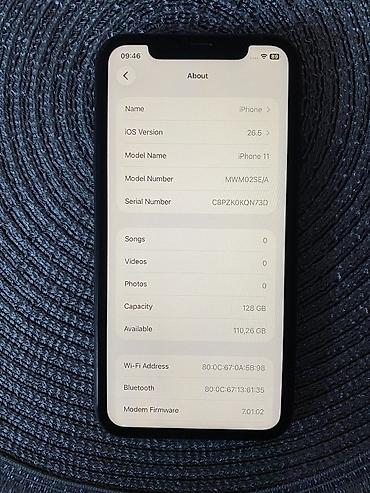 polo auto: IPhone 11 korišćen (u odličnom stanju) Sim Free iCloud Free Battery — 6